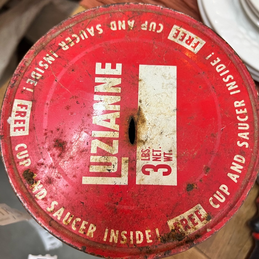 Luzianne tin  Vintage